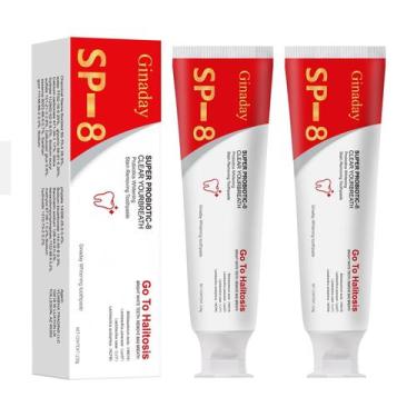 Imagem de Creme dental GHTPJ Sp-8 Probiótico Branqueador com 8 probióticos, 2 un