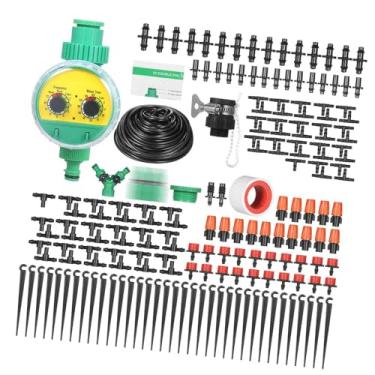 Imagem de de Irrigação Automática de Kit de Irrigação por Gotejamento Com Planta Com Timer LCD de Rega DIY Com Bocais Misters Dripers Tubing 30 Metros de Tubulação (Tubo e temporizador de