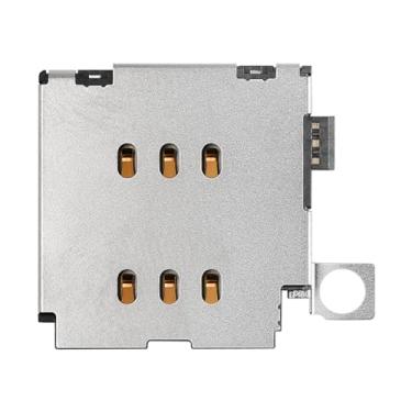 Imagem de Risidamoy Substituição de leitor de cartão SIM único para iPhone 13 Mini adaptador de slot de cartão SIM Versão dos EUA para iPhone 13mini Peças de reposição de reparo de celular para A2626 A2628