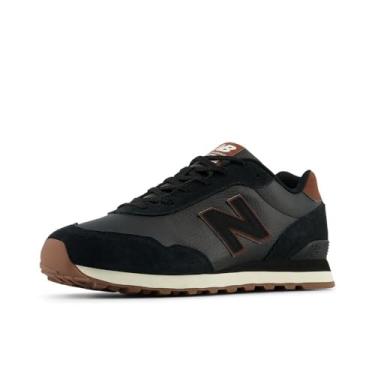 Imagem de New Balance Tênis masculino 515 V3 Classic, Preto/preto, 43