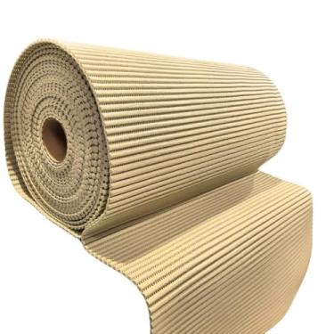 Imagem de Passadeira Emborrachada Antiderrapante Larga (65cm) (Bege,3 Metros)