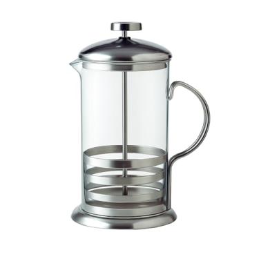 Imagem de Cafeteira Prensa Francesa Inox Perfeita para Café, Chá e Leite Cremoso, Pressão French Press Prensa Francesa Inox E Vidro 600 Ml