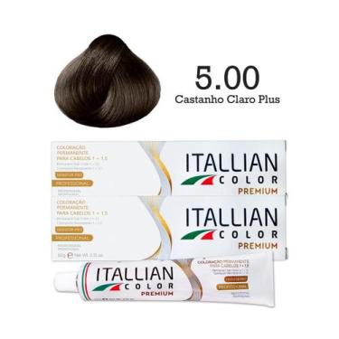 Imagem de 2 Unidades Coloração Itallian Color 5.00 Castanho Claro Plus - Itallia