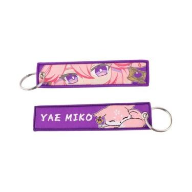 Imagem de Chaveiro de Anime fofo com Etiqueta para Chaves de Carro e Mochila - U