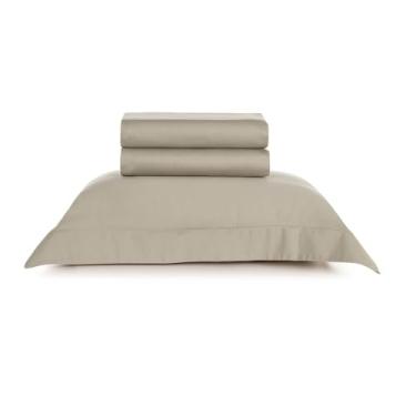 Imagem de Karsten Jogo de Cama Bossa Areia Solteiro 100% Algodão 3 peças 300 Fios