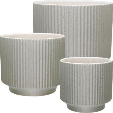 Imagem de CACHEPÔ VASO DEVCORATIVO PLANTA HOME&CO CERÂMICA 12x12x12cm VERDE