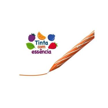 Imagem de Caneta Esferográfica Cis Spirinho 5 Cores Tinta C/ Cheirinho