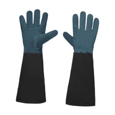 Imagem de Bothyi O quintal de manga longa fornece presente premium para jardineiros anti -deslizamento portátil de luvas de plantio portáteis de plantio, S