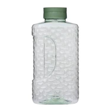 Imagem de Garrafa De Água Jarra Suco Geladeira Tampa Higiênica Automática Com Efeito Cascata 1,9L (Verde)