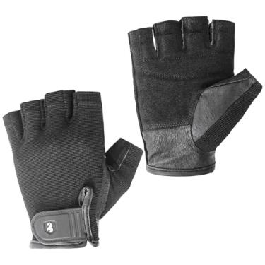 Imagem de Luwint Luvas De Treino Masculinas, Couro Acolchoadas Sbr Para Exercícios, Levantamento Peso, Respiráveis, Ajuste Confortável, Academia, Treinamento, Fitness (Grande)