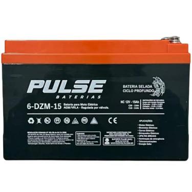 Imagem de Bateria de Chumbo Ciclo Profundo 12V 15Ah Pulse - Duos