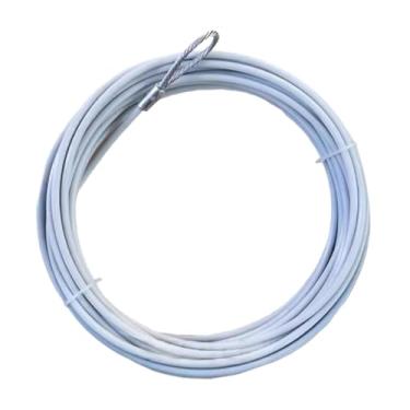 Imagem de oshhni Cabo de rede de tênis, cabo de aço para rede de vôlei, de manchete profissional, tira de aço de 45,3 pés resistente à chuva e confiável