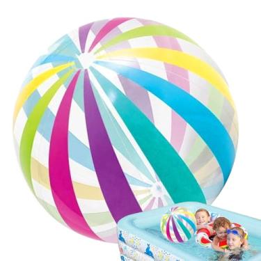 Imagem de Bola De Praia Insuflável,Brinquedo Inflável Para Esportes Em Equipe - Portátil 40 cm Bolas para Desportos de Equipa e Atividades ao Ar Livre em Parque Piscina Areia Escola Festa