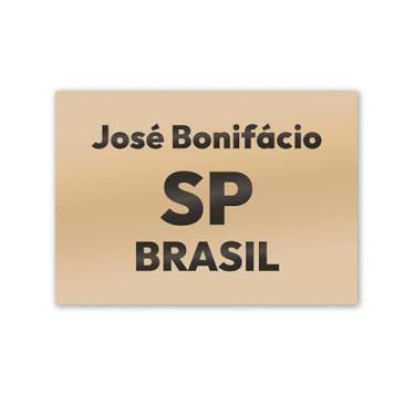 Imagem de Imã de Geladeira José Bonifácio São Paulo MDF 8cm x 5cm