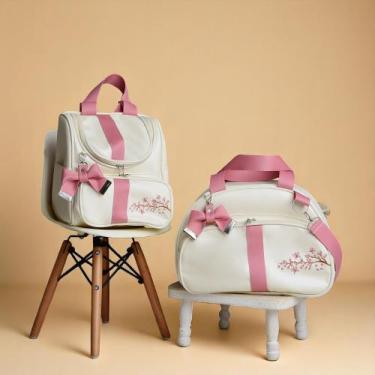 Imagem de Kit Bolsa de Maternidade Conjunto de 2 Peças Menina/Menino - BabyLiffe