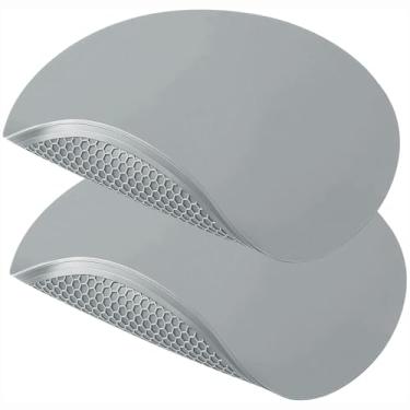 Imagem de ILOVYO Tapete Redondo De Silicone 12", Base Térmica Multiuso E Descanso Para Panelas - Antiderrapante Resistente Ao Calor Micro-Ondas Forno [Pacote Com 2]
