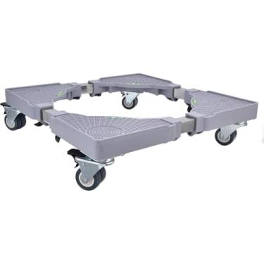 Imagem de Suporte universal de rolo móvel suporte de prateleira para máquina de lavar roupa base para máquina de lavar roupa base de máquina de lavar