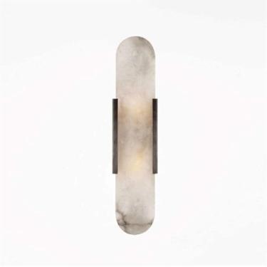 Imagem de Lâmpada De Parede De Mármore Minimalista Moderna Postmoderno Design Criativo Arte Luz De Parede Ferro Ouro Arandela De Parede Preta Quarto Banheiro Luzes De Parede Para Sala De Estar Cabece