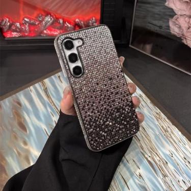 Imagem de MVVKKY para Samsung S24 Plus Luxury Gradient Full Case Bumper Shockproof Pc Cover (para Samsung S24 Plus/JB Purple)