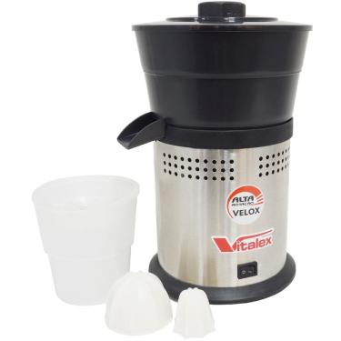 Imagem de Espremedor Extrator Suco Laranja Doméstico 300W Câmara Plástica Vitalex ESVI-P Bivolt