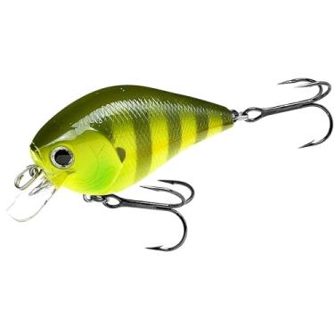 Imagem de LUCKY CRAFT Fat CB BDS2, isca de pesca, Crankbait (184 Sexy Chartreuse Pearch)