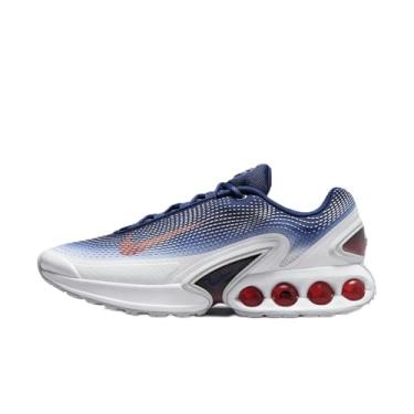 Imagem de Nike Tênis masculino Air Max Dn (FV2250-100, branco/azul/metálico), Branco/azul vazio/prata metálico/carmesim brilhante, 41