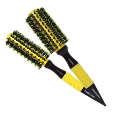 Imagem de KIT ESCOVA PROFISSIONAL THERMAL CERAMIC 47MM + 57MM YELLOW BASIC REF.:7332,7333