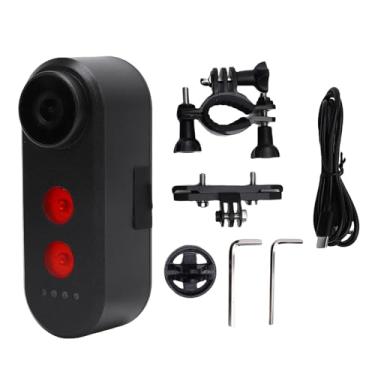 Imagem de Keenso Câmera de Bicicleta Com Câmera Traseira de Vídeo Traseira de Vídeo 4K HD 4K Com 140 Graus IPX6 para Segurança de Ciclismo Ao Ar Livre (Sem cartão de memória)