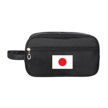 Imagem de Necessaire Bolsa Nylon Impermeável Estampa Bandeiras Países - Mormino,