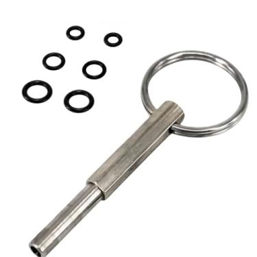 Imagem de LZLINYJLONG Parafusos De Cabeça Oval Segurança Abertos, Chave Ferramenta Reparo Aço Inoxidável 316, Máquina Café Magnética Para Jura Capresso