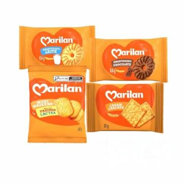 Imagem de Biscoito Em Sache Sortidos Marilan Amanteigados Bolacha 400u