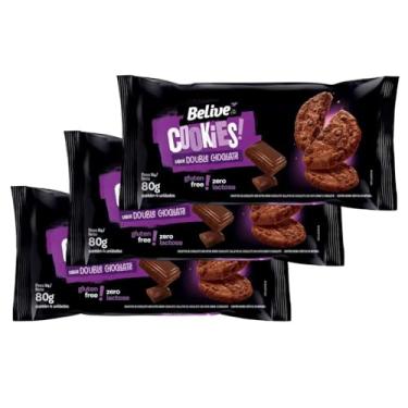 Imagem de Cookies Sem Glúten Sem Lactose Double Chocolate Belive 3x 80g
