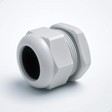 Imagem de Prensa Cabo 1/1.4 Polegada PVC Cinza com Anel de Vedação BSP para Caixas de Passagem e Painéis Elétricos (2)