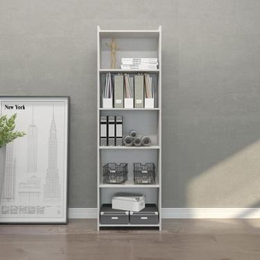 Imagem de Estante Livreiro MDP 57x183x30cm 0700 - Due Lare, Branco