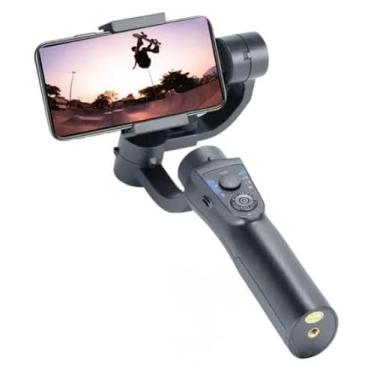Imagem de Estabilizador Gimbal Profissional para Celular, 3 Eixos, Rotação Vertical e Horizontal
