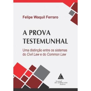 Imagem de Prova Testemunhal - 1ª Ed - LIVRARIA DO ADVOGADO, 1, 16 x 23
