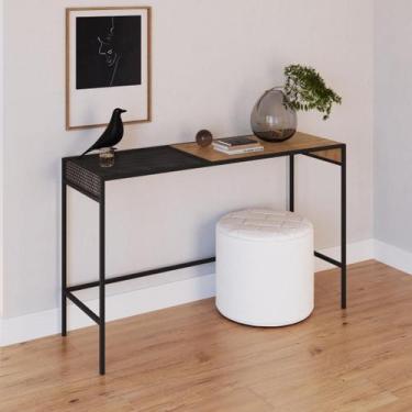 Imagem de Aparador Industrial Retrô Madeira/Aço 120cm York - Artesano Móveis