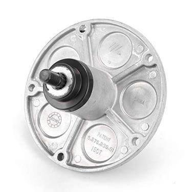 Imagem de Ymiko Substituição do Conjunto do Eixo Baralho Cortador de Grama Substituição para 38 "40" 42 "46" Decks Eixo de Ferro Durável para Facilitar Modelos de Ajuste de Instalação de 1997 a 2001