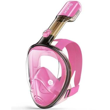 Imagem de Máscara de snorkel Greatever Full Face com sistema respiratório de top