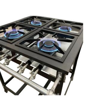 Imagem de Fogão Industrial 4 Bocas 30x30 P5 Leona