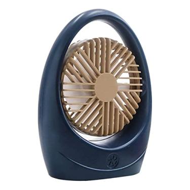 Imagem de ZZTWER Ventilador de carregamento USB de mesa, mini ventiladores pessoais ajustáveis de ângulo mudo, refrigerador de ar, dormitório de estudante, ventilador elétrico de escritório em casa
