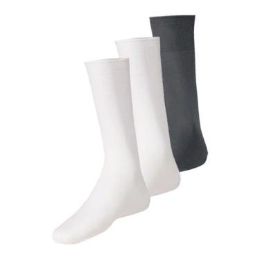 Imagem de Kit com 3 Pares de Meias Social Meianyl 6002-001 Colorido - LUPO, Cinz