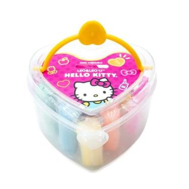 Imagem de Massinha Hello Kitty Coração 7 Cores + Moldes - Leonora