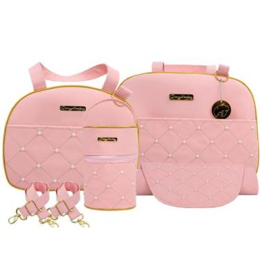 Imagem de Kit Bolsa Saida Maternidade Passeio Super Luxo Mamae Bebe  - Royal Bab