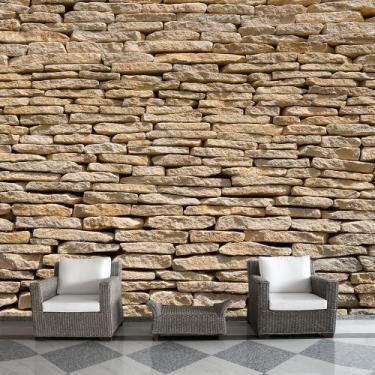 Imagem de Papel de Parede Pedras Canjiquinha Rustico Sala Adesivo - 257pcm - All