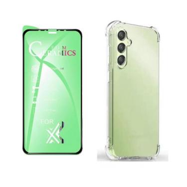 Imagem de Capa Capinha Case Anti Queda + Película 3D Para Galaxy S23 FE - Capinh