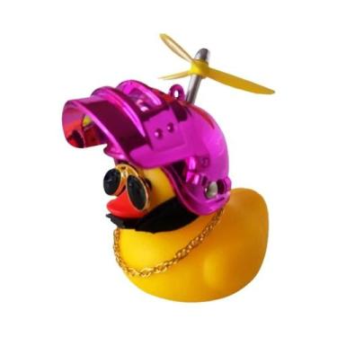 Imagem de Capacete De Pato De Borracha Amarelo, Decoração De Interior De Carro, 