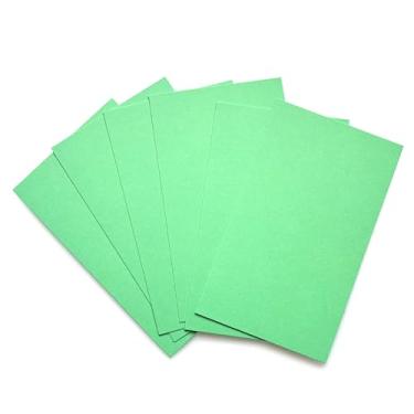 Imagem de ITZAMNA Mini cartolina de 8,9 x 5 cm, 230 g/m², para artesanato, scrapbook, etiqueta, desenho, cartões de notas, pacote com 100 gramas, verde