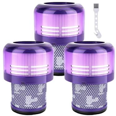 Imagem de Attemart Pacote com 3 filtros SV18 de substituição compatível com aspirador digital D.yson Slim/Sobressalente sem fio, número de peça 970612-01