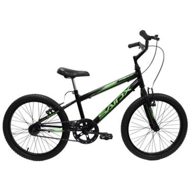 Imagem de Bicicleta Aro 20 Bike Infantil Saidx Premium Feminina E Masculina Preto-verde